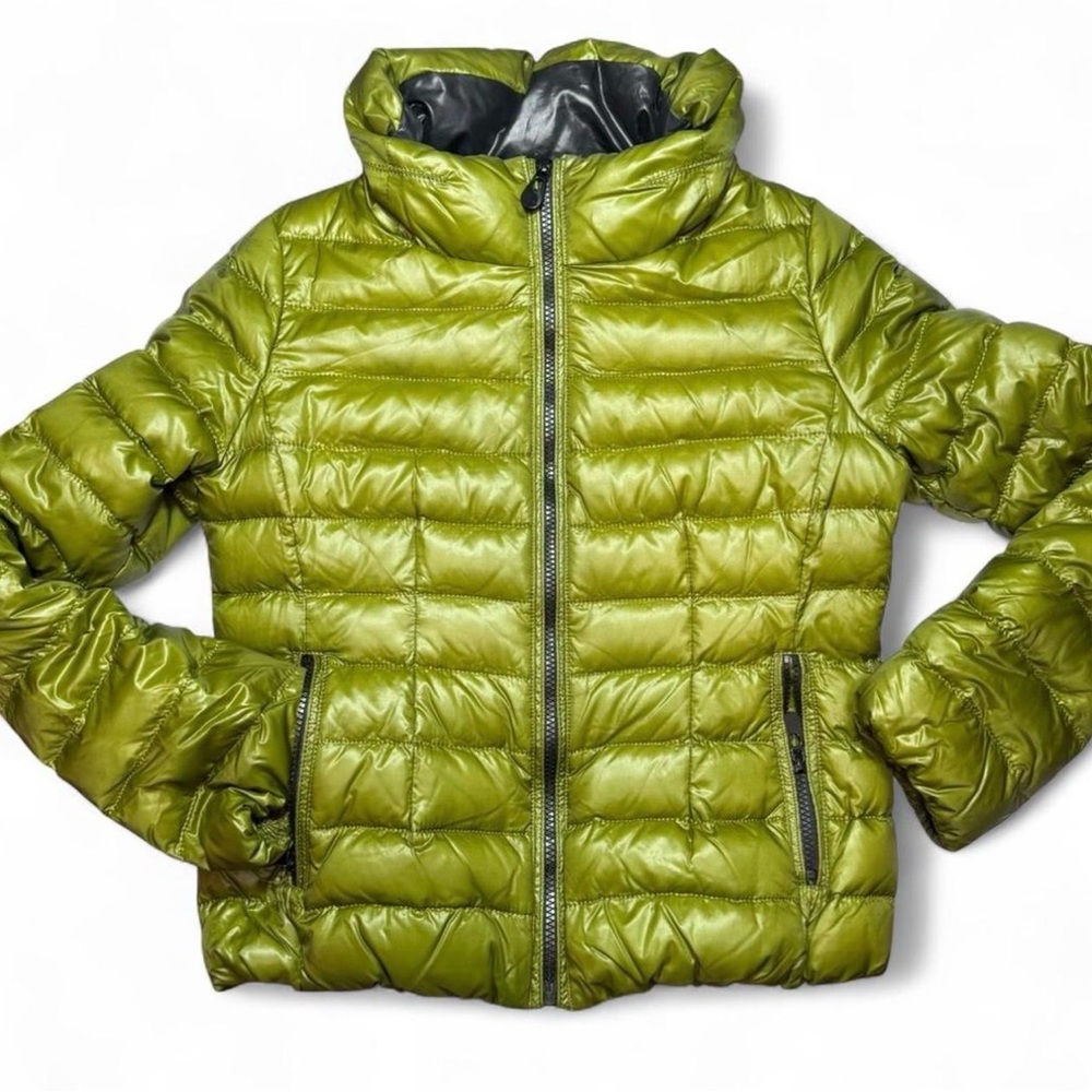 Italian Maker 90/10% Down/Feather Lime Green Puffer Jacket